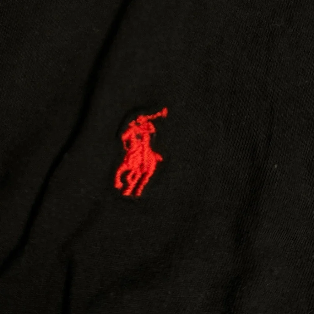 Polo Ralph Lauren Mens‎ S Classic Fit V Neck Black T-Shirt 100% Cotton